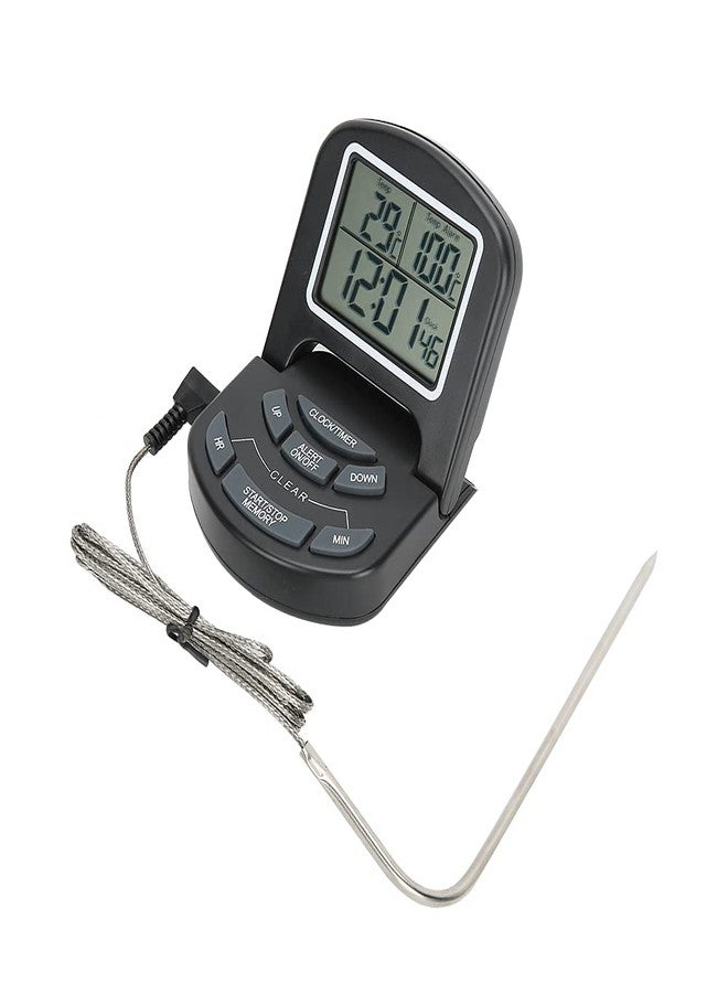 Okuyonic Probe Digital Highly Accurate Cooking Timer Kitchen for Home, Digital Meat Food Thermometer, Kitchen Cooking Thermometer with Timer for Cooking Turkey Fish Beef - Image 1